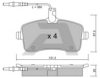 AISIN BPPE-1009 Brake Pad Set, disc brake